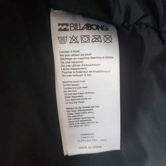 Billabong Winter Jacket - Picture 13 of 16